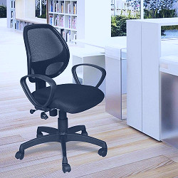 Kerdom|Ergonomic Office Mesh Desk Chair With Armrest Lumbar